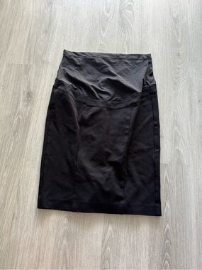 Stork&Babe M Black Maternity Pencil Skirt